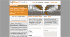 Desktop Screenshot of privacyguardian.org